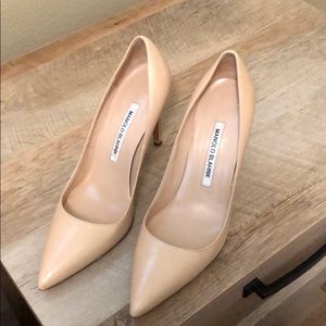 Manolo Blahnik Nude Pumps - Excellent Condition!